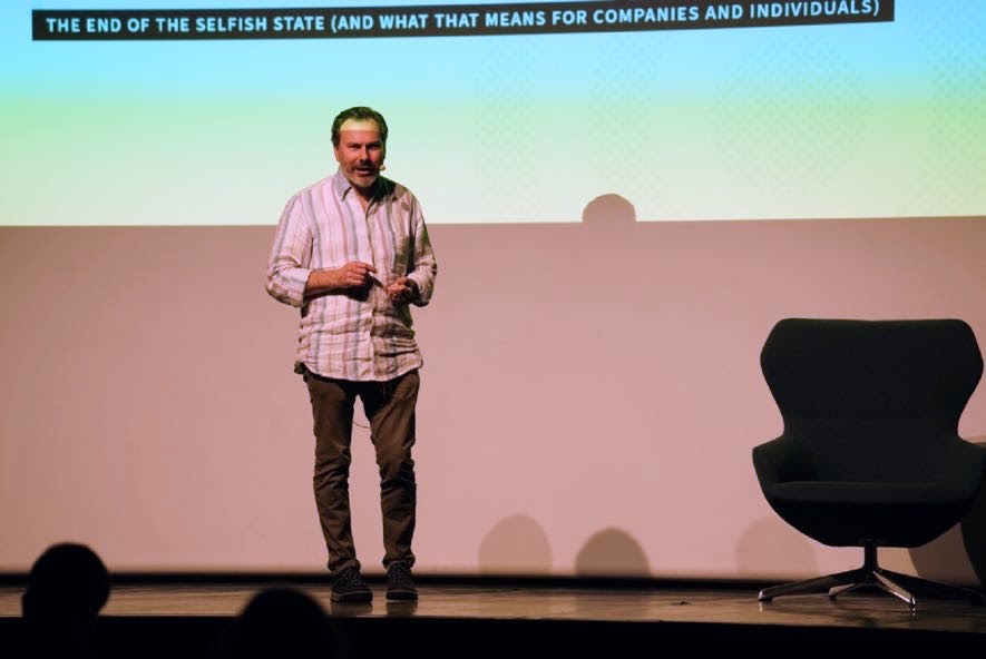 In the final keynote presentation of @euoutdoorsummit, Simon Anholt, publisher of the Good Country Index, asked what a change in the culture of global governance, from competitive to collaborative, might mean for businesses and individuals.