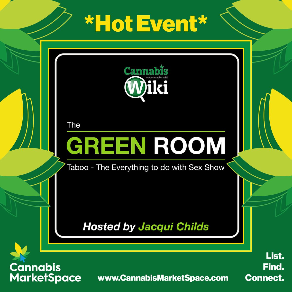 Did somebody say SEX and #CANNABIS?
Get information on this exciting #event &amp; your opportunity to join the fun! 
Reach out to <a href="/strainexplorer/">Cannabis Wiki</a> today to see how you can take advantage of this incredible promotion!
Find this listing on CannabisMarketSpace.com
#CannabisCommunity