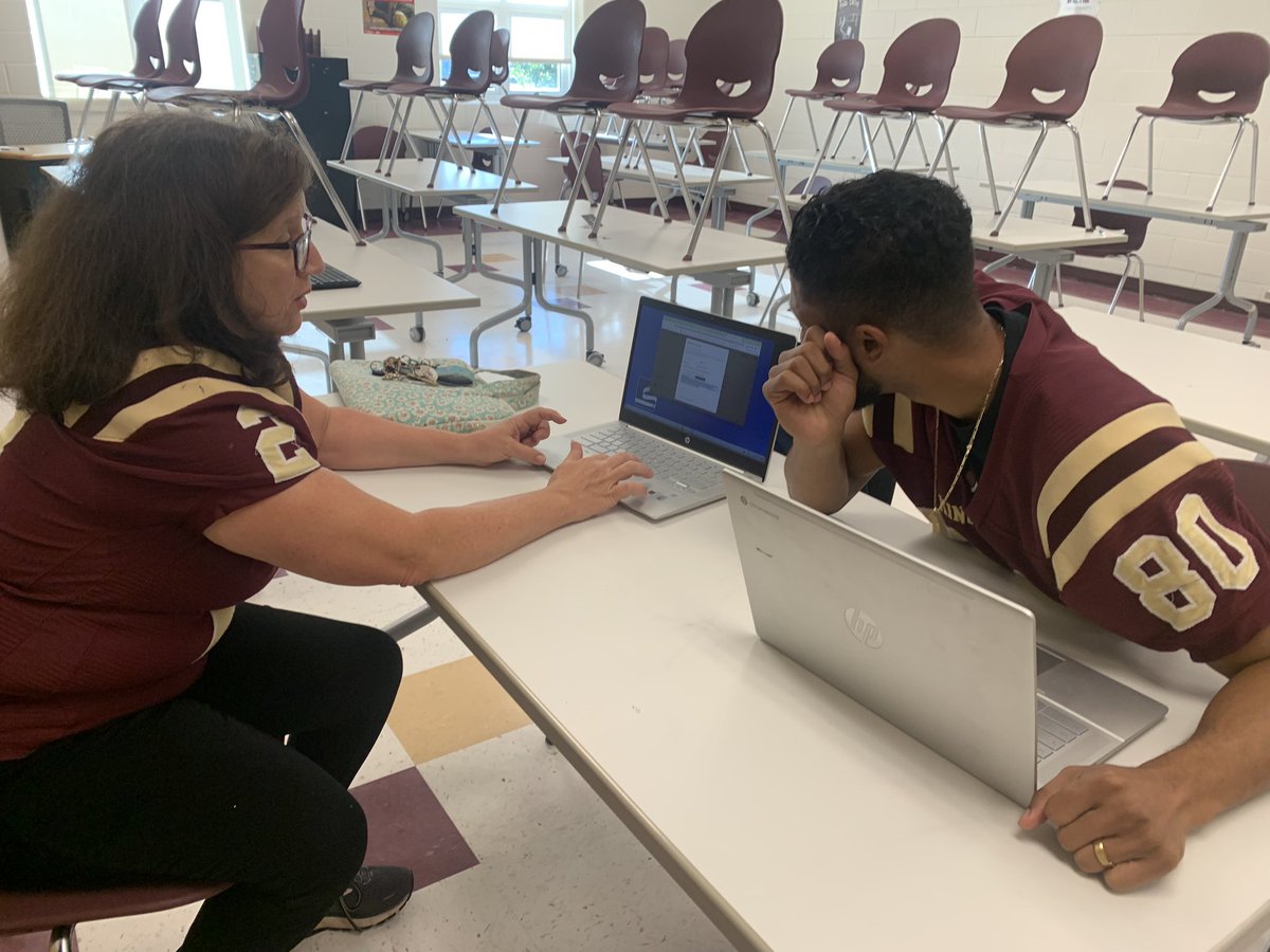 Got to work with the two amazing educators this morning… Bangley and Dickens. ❤️ the collaboration #goguardian. #KFHS #buildingthebestsps @pbpulley3