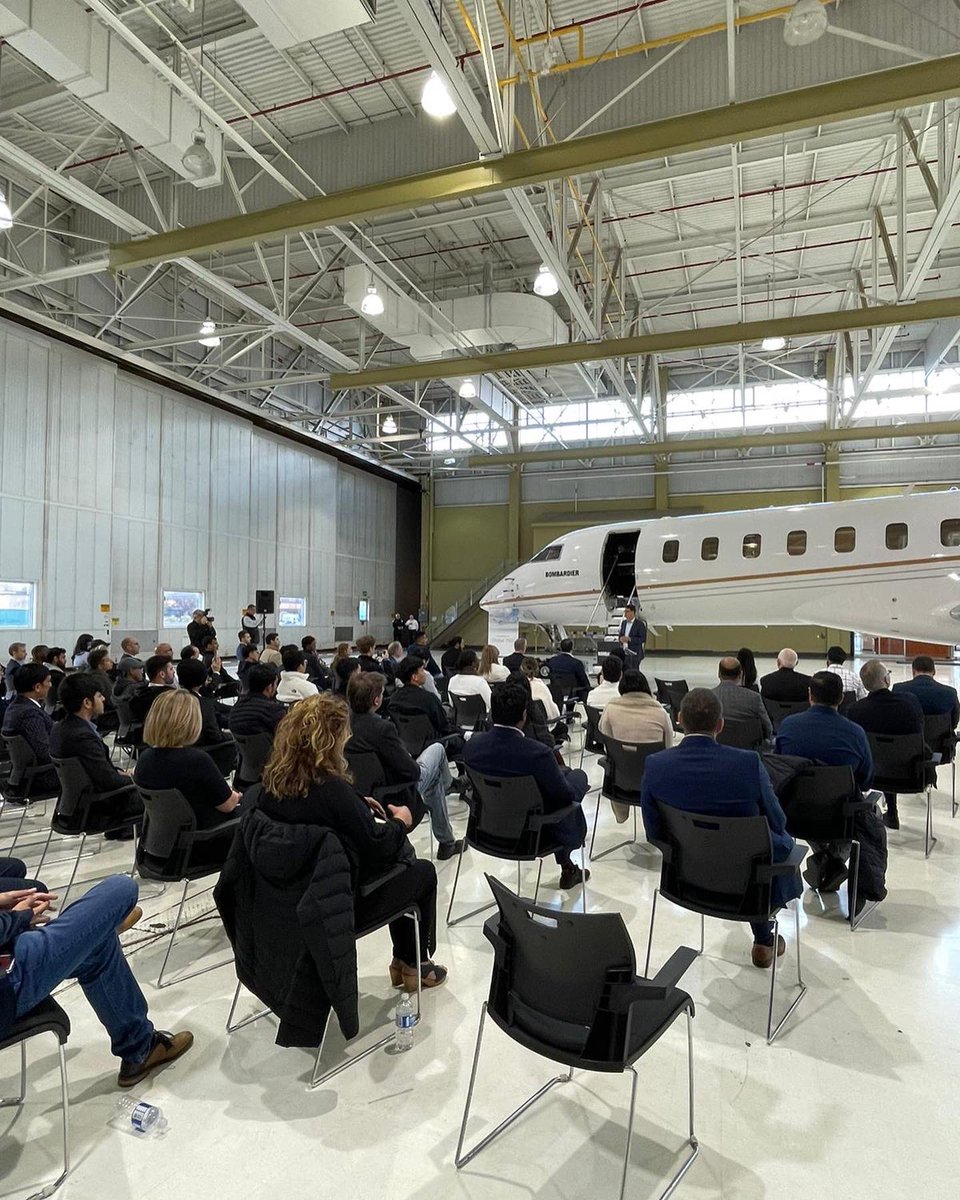 It doesn't get any bigger than this!

Can't wait to see how this donation from <a href="/Bombardier/">Bombardier</a> 
launches <a href="/CentennialColle/">Centennial College</a> students into lucrative careers in the skilled trades.