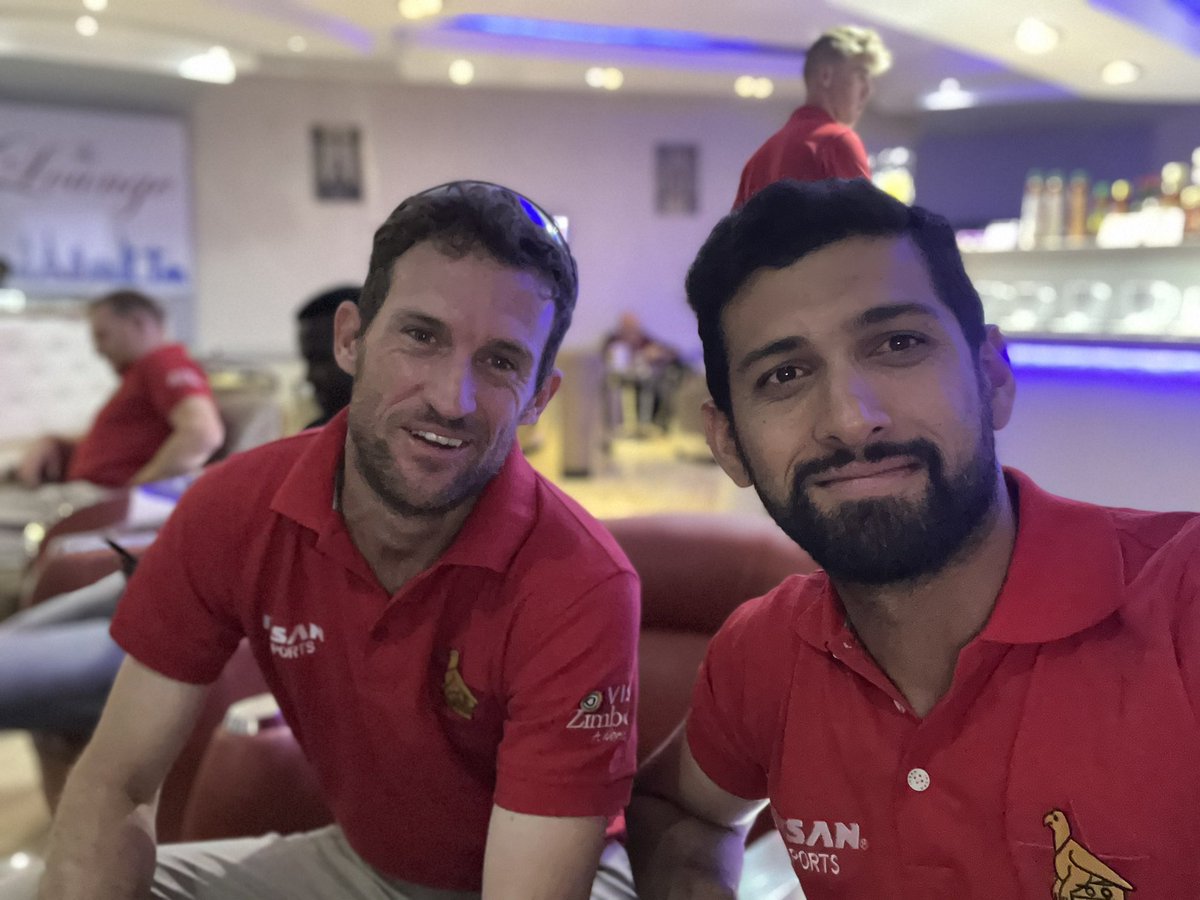 SRazaB24's tweet photo. We off for the @cricketworldcup 
✈️ 🇿🇼 - 🇦🇪- 🇦🇺 

Here we go! https://t.co/rB6Iuztn0R