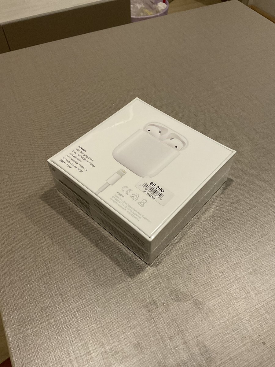 rouiejrt's tweet photo. ขาย #Airpod ค้าบ 3800฿✨
จากโปร Black to school 🤩
ยังไม่แกะซีลค้าบ 🫶
#หูฟังบลูทูธ #airpodsมือ2 #airpodgen2 #หูฟังแอปเปิ้ล #แอร์พอต #แอร์พอร์ตมือสอง https://t.co/odPbLMLxoZ