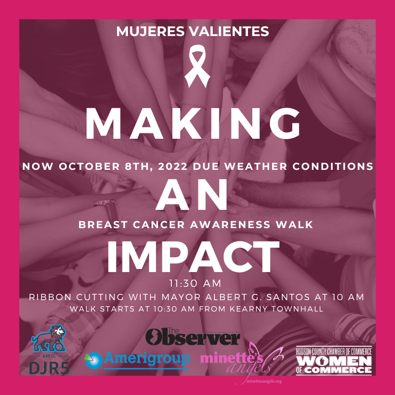 One day to go for our Breast Cancer Awareness Walk!
Walk with us tomorrow and make an impact honoring and supporting Breast Cancer fighters.
Join us for a great time with the community and enjoy goodie bags, pink shirts, food, and giveaways with 
Amazon and Amerigroup.