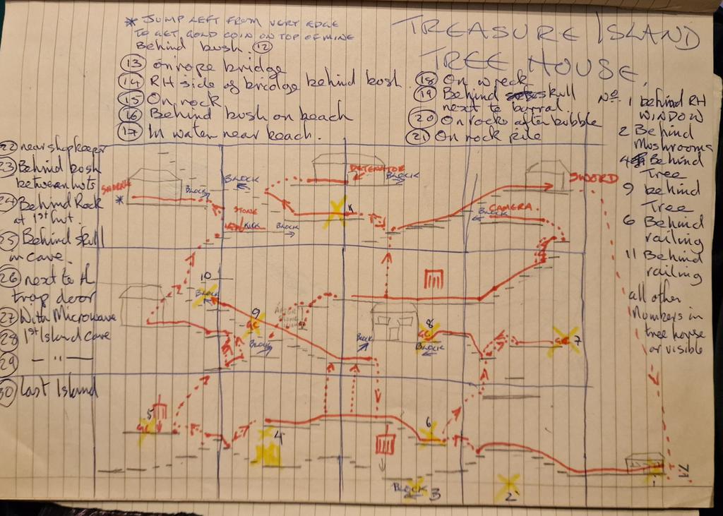 BrickMorpork's tweet image. Roundworld post that some (very) old-school gamers might appreciate. Clearing up for a house move and found one of my dad's old notebooks. Anyone else remember Treasure Island Dizzy on the C64??

@PixlBandits @retronauts @ausretrogamer @Indie_RetroNEWS