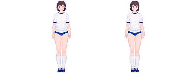 風香にしては華奢だったので骨格良くしてみた。
でも原作絵は結構幼くも見える。これはあれだ…某有名な風香の薄い本の人の絵に引っ張られてる。 