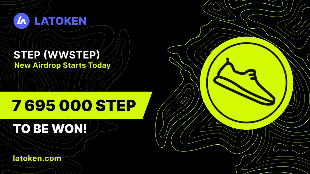 Latoken_cex's tweet photo. 9000$ WWSTEP Airdrop! 

🔥 2867 winners 
✅ Tag 5 Friends, Retweet and Follow 
📲 Get LATOKEN App 
🎁 Buy 8500 WWSTEP or more for a 10% bonus!

Join Airdrop👉 https://t.co/UOprtNuiHk
Complete all social task👉 https://t.co/R5z8LeBQIZ https://t.co/2nrq0I9Jkb