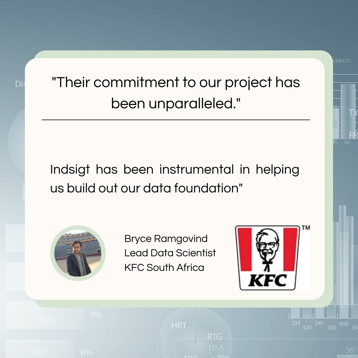 indsigtdata's tweet photo. What our clients have to say!

#innovation #dataanalytics #datavisualization #indsigt #businessintelligence #predictiveanalytics #data #dataanalysis #indsigtdata #success #business #indsigtdata @indsigtdata https://t.co/knJndmjEDR