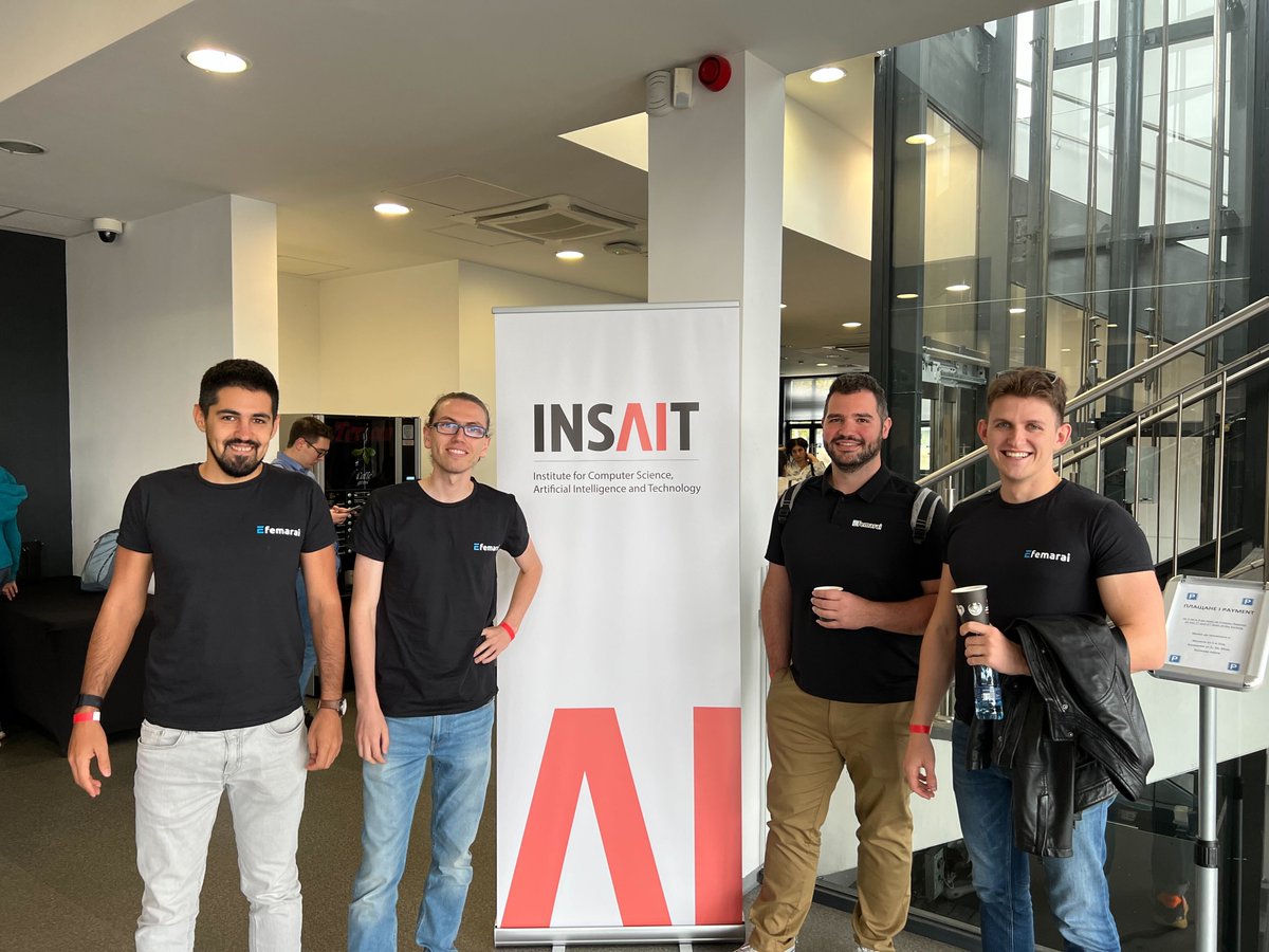 We had an amazing time at the INSAIT conference!

The talks about state-of-the-art Machine Learning, Trustworthiness, Verification, Security (or how that has failed in the real and cyber space), NLP inspired us about the amazing work done by great universities and companies!