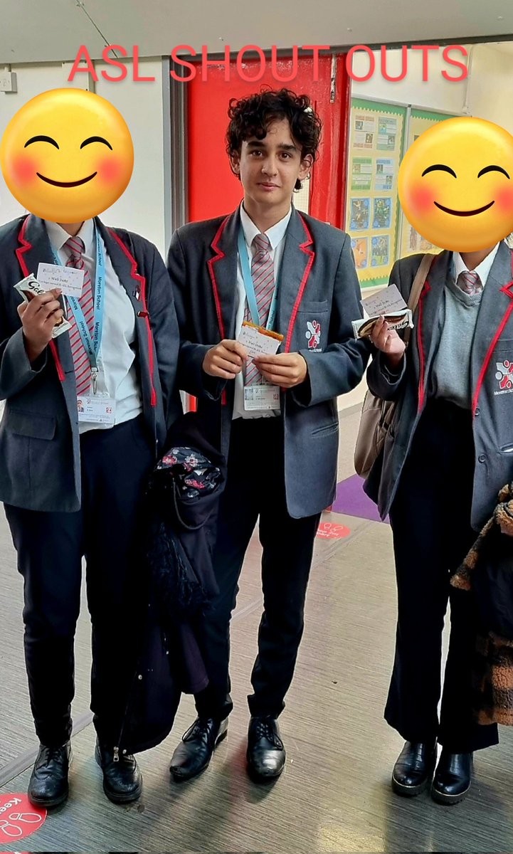 ASL shout outs! Fantastic work in Science and English #makingitcount #hardworkequalsrewards Well done Ashley, Rajveer and Jasmine <a href="/TeamMoreton10/">Moreton Year 10</a>