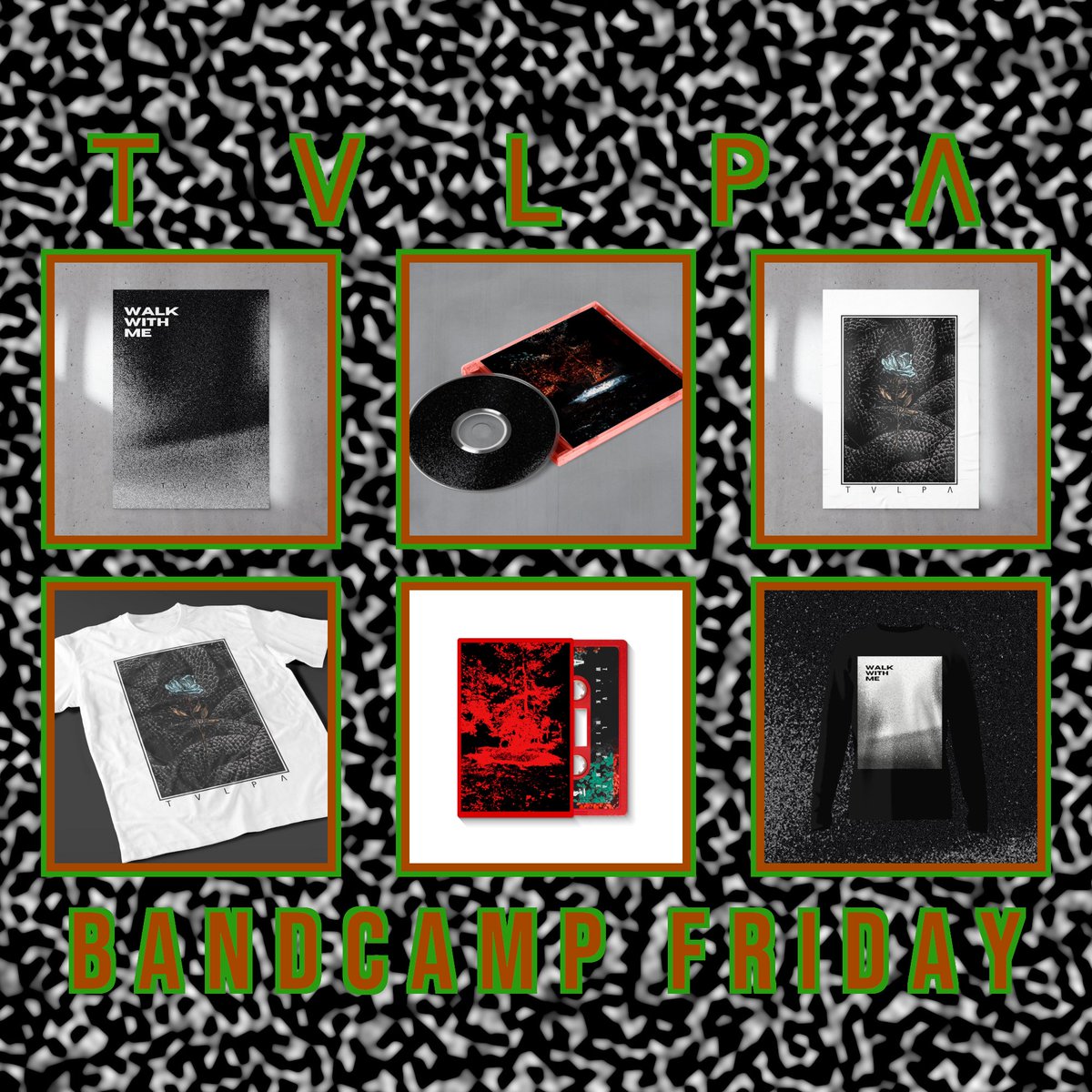 It's Bandcamp Friday! (link in bio)

Grab a poster, a shirt, and/or a copy of Walk With Me! All sales made through Bandcamp today go directly to us with no revenue share!