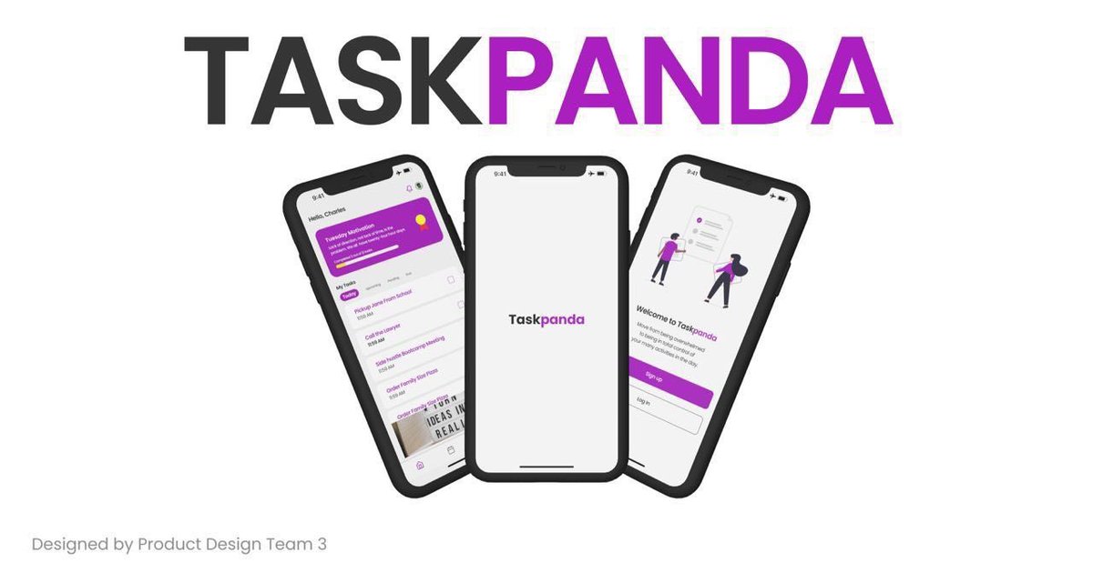 PreshBitcoinism's tweet photo. Our week 2 project at Side Hustle  bootcamp 6.0 and my team (FIREUXers) and I designed a TO-DO App as instructed.  TaskPanda is a web-based application that allows users to create, prioritize, and schedule tasks in the order in which they must be completed https://t.co/lduzxtDed9