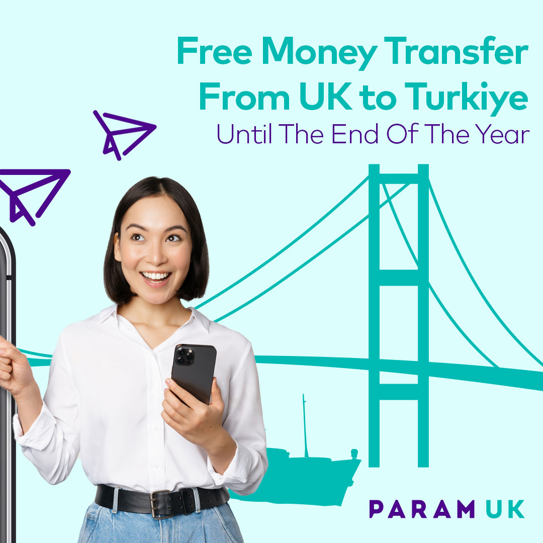 Param UK ile yıl sonuna kadar Birleşik Krallık'tan Türkiye'ye  yapılan tüm para transferleri ücretsiz. 💜

With Param UK, all money transfers from the UK to Turkiye are free until the end of the year. 💜

Hemen indir👇
param.uk
#ParamUK #Param