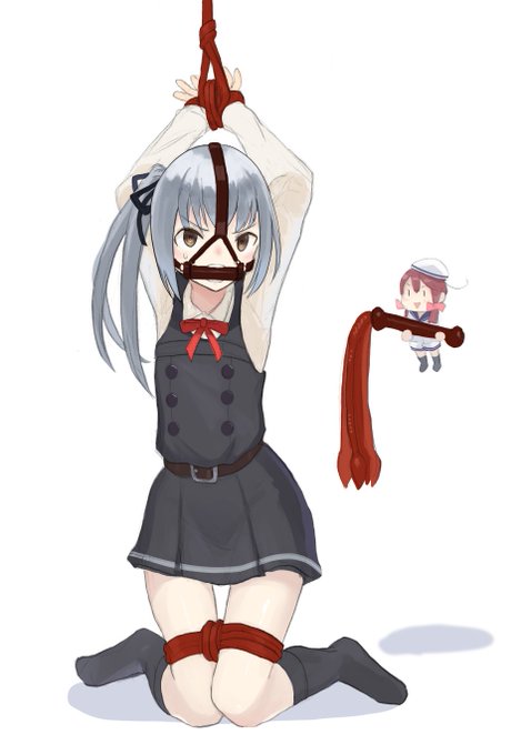 新任提督をクズ呼ばわりしてムチ打たれることになった霞 