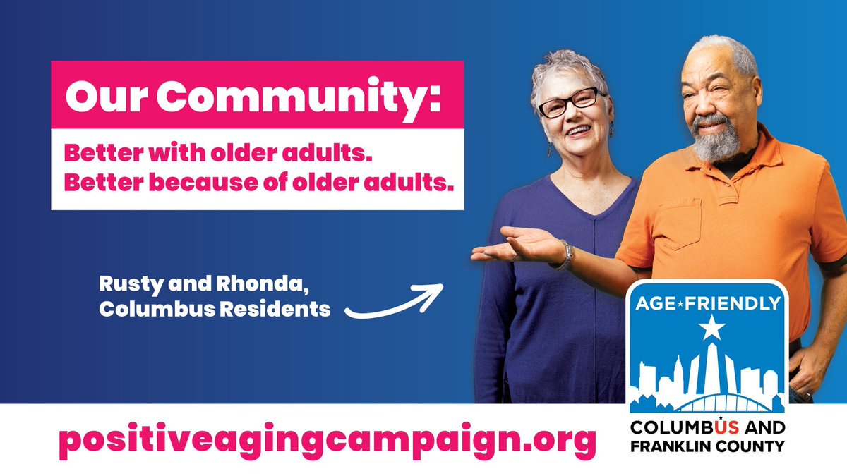 AgeFriendlyOH's tweet image. Today is International #Ageism Awareness Day! #AgeFriendly believes in championing positive aging across all our work. Celebrating with a look back at positive aging photoshoots, #ButtonUpAgeism, billboards &amp;amp; more! As @ChristineHapp10 says, Aging: So cool everyone is doing it