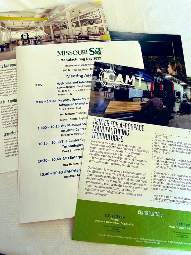 MardyLeathers's tweet photo. Thrilled to be @MissouriSandT for #MFGDay22 to discuss #wkdev & #apprenticeships to facilitate growth in the #manufacturing sector. Terrific presentation by @TheAMRC & @AMRCtraining modeling way for #Missouri growth. #MOWorkforce #MOUKPartnership https://t.co/ZOvneTIogl