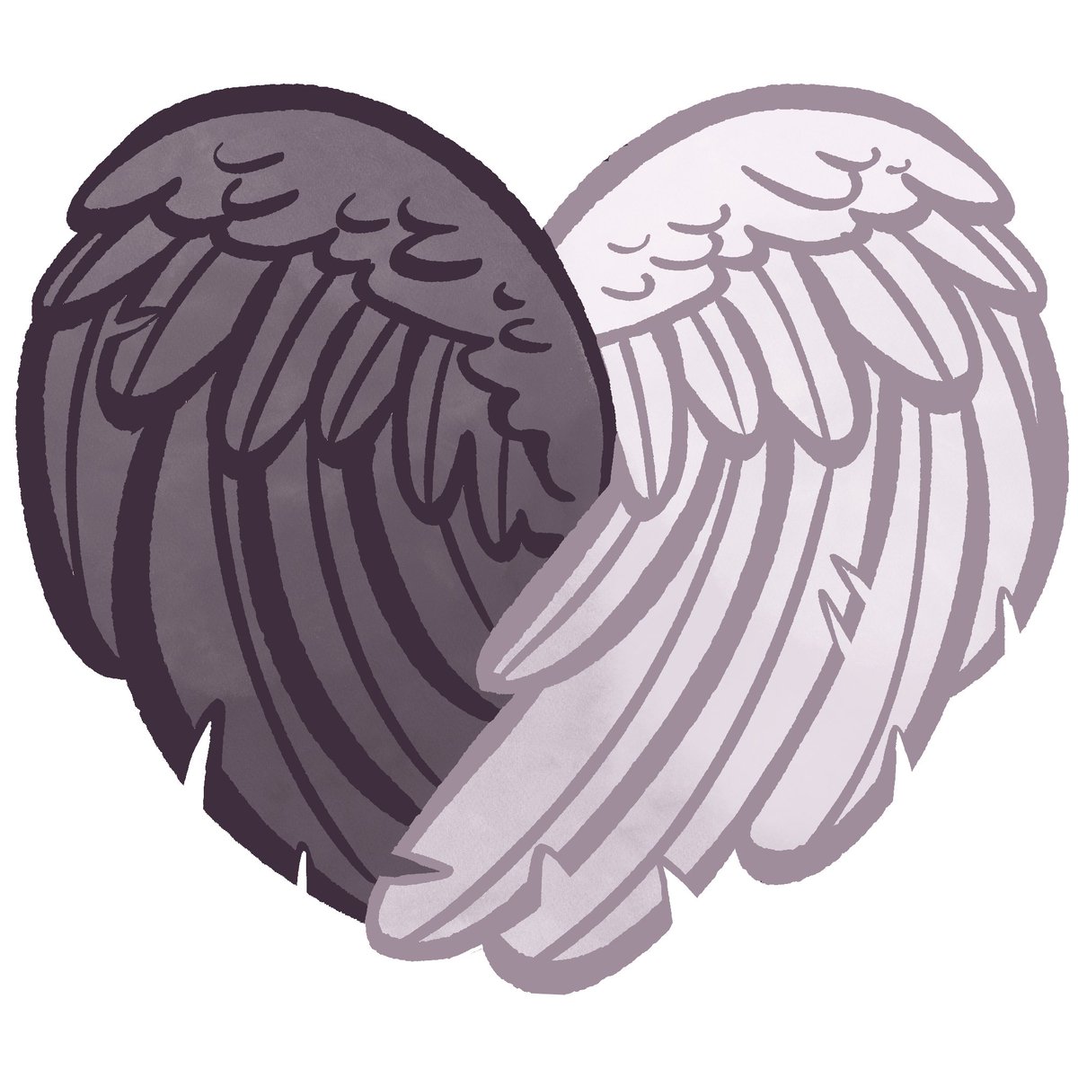 Wing heart!!! 

#GoodOmens2