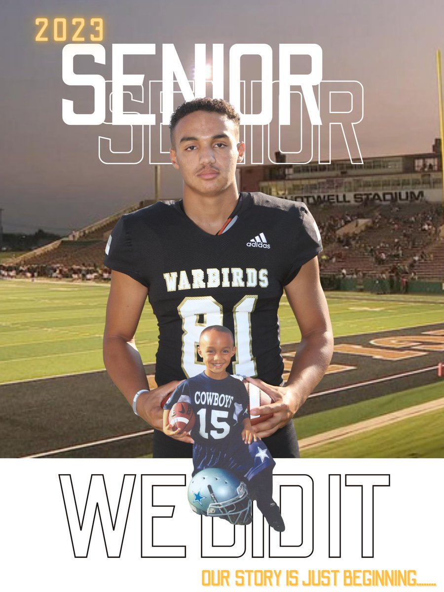 sleal1523's tweet photo. "For I know the plans I have for you," declares the Lord. "Plans to prosper you and not to harm you plans to give you Hope and a Future." #jer29:11
#seniornight #senior2023 #GoBeGreat
#gamedaypost @TristenHall_81 https://t.co/z2oOj25fXa