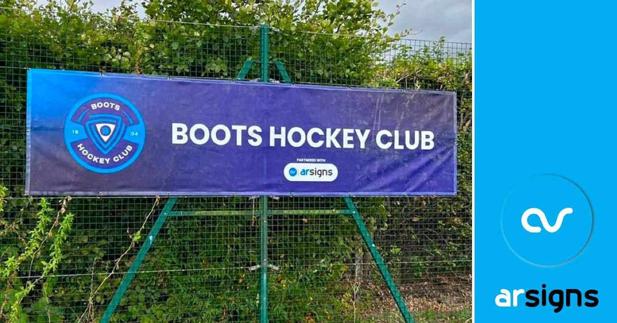 ArSigns's tweet image. This week's little #signage job Trent-side is a nice little segway into today's #FineSignFriday. 

We're excited to, once again, sponsor @BootsHockeyClub Men's 1st Team. The team will be battling it out in the Midland's Premier League once again.

Best of luck for the season!!