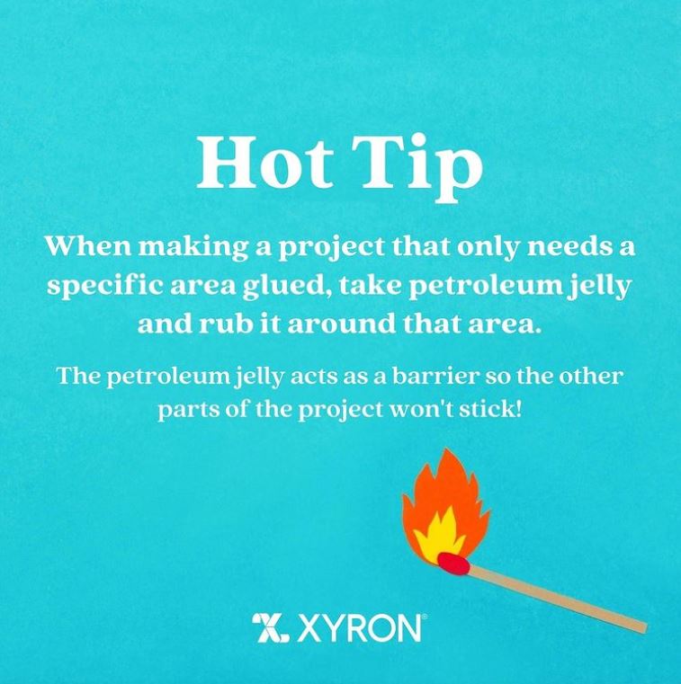 xyroninc's tweet photo. Hot Tip!
#xyronhottip #craftwithxyron #hottip #craftinghack #craftwithxyron #artsandcrafts #artsandcraftsdiy #diycrafter https://t.co/N2jwNeZMOw