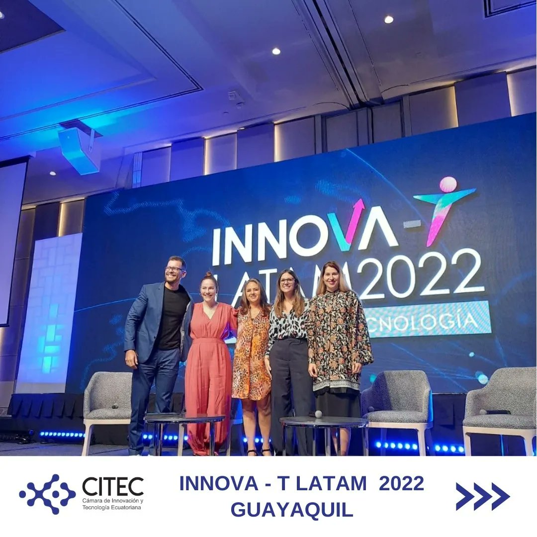 CITECec's tweet photo. Tuvimos dos jornadas increíbles en la ciudad de Guayaquil en el #InnovaTLatam 🚀. Nuestra Directora Ejecutiva @gisemontalvoch participó en este evento y varios de nuestros socios también estuvieron presentes⭐. Estas iniciativas muestran las oportunidades que existen👏🏻👏🏻👏🏻 https://t.co/oIepNP18VT