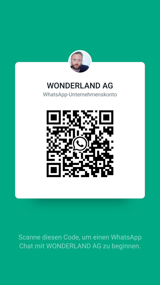 MikiPanni's tweet photo. Sende WONDERLAND AG eine Nachricht auf WhatsApp. https://t.co/BynzLbPMEn https://t.co/bOGOCYbw87