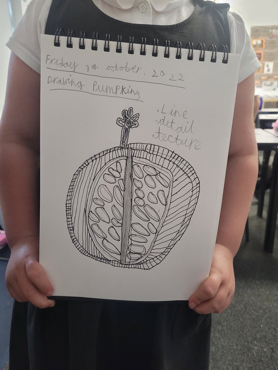This week, we have been focusing on 'lines, pattern, texture and shape' during our Art lesson, (we also discovered pumpkins can be quite smelly!) #hha #hhaart #hhay4 <a href="/hartsholmeacad/">Hartsholme Academy</a> <a href="/HarbourLearning/">Harbour Learning Trust</a>