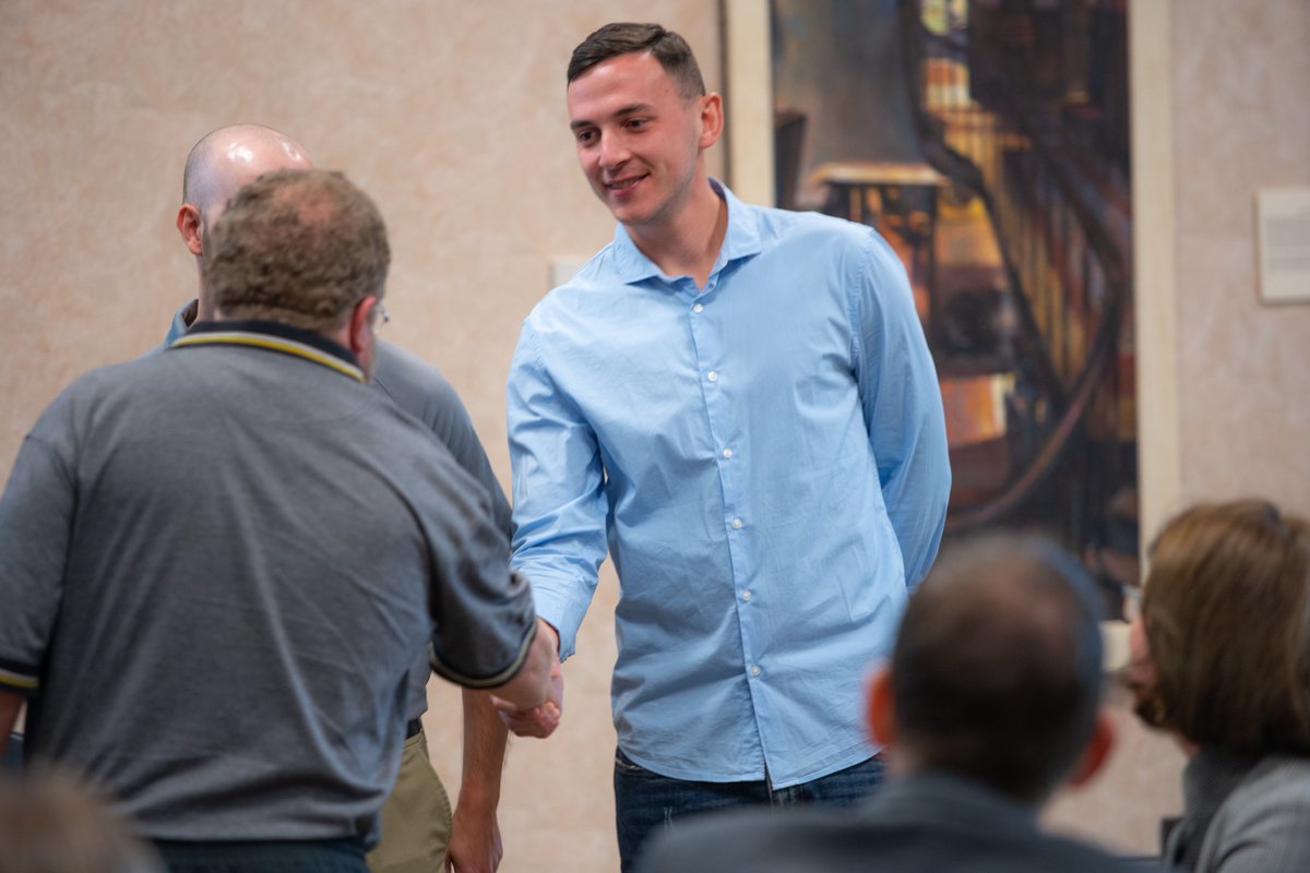 CMU’s Board of Trustees recognized three heroic athletic trainers Thursday for their life-saving efforts a month ago at an Eagles soccer game. Referee Mike McCrary, whose heart had stopped during that game, was on hand to thank the trainers, who performed CPR on McCrary.