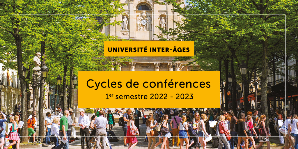 LettresSorbonne's tweet photo. #Conférences 👥 Vous avez jusqu'au 10 octobre pour vous inscrire en présentiel à un cycle de conférences de l'université inter-âges et enrichir vos connaissances dans de nombreux domaines !
📝 Inscription format à distance : 17/10
Plus d'infos ⤵️
https://t.co/RYQWIWZqVT https://t.co/YiDxXlI0wu