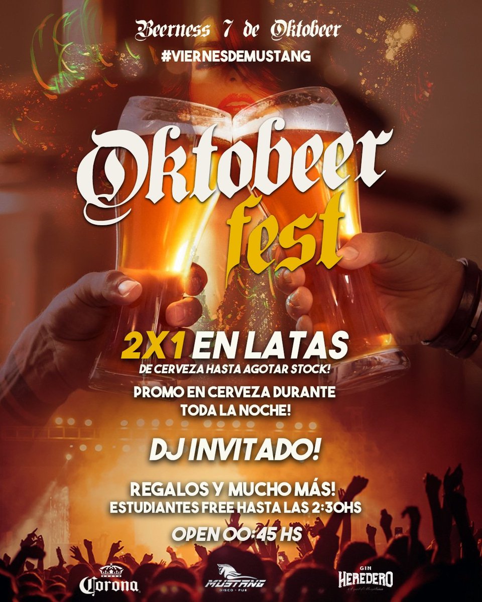 DiscoMustang's tweet photo. Me avisan que hay mucho stock de birrita fría 🍻🎊

#Viernesdemustang https://t.co/IHquxwydQh