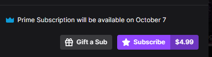 Nittanynn's tweet photo. anyone else having issues using their prime resub on @twitch ? it literally says i can't resub till today https://t.co/R7nyTdnoIP
