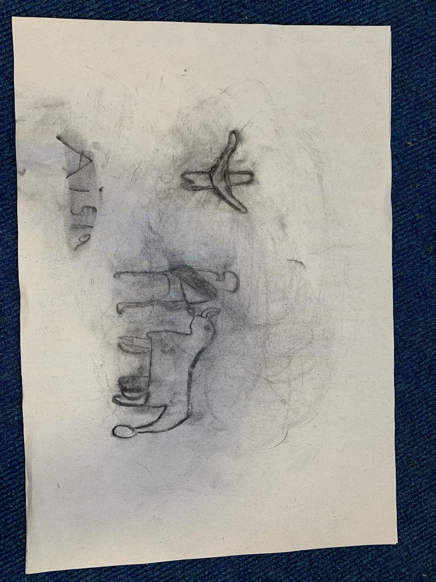 RidehalghMr's tweet photo. My year 3’s have absolutely smashed Stone Age cave art using charcoal this afternoon. Proud of them all https://t.co/1xnmGuy6dw