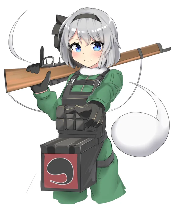 妖夢戦記(ターニャデグレチャフ)コス妖夢!
おやすみょんー 