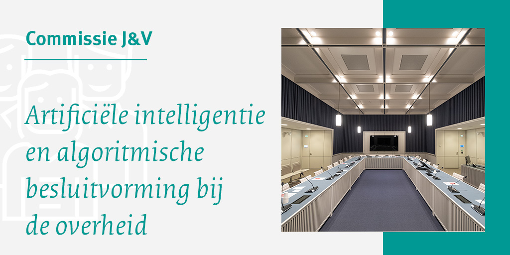 EersteKamer's tweet photo. De commissie J&amp;V heeft een brief aan staatssecretaris @AvHuffelen gestuurd met een verzoek om reflectie op twee notities over artificiële intelligentie en algoritmische besluitvorming bij de overheid. #AI #algoritme

➡️De brief en notities zijn te lezen op https://t.co/BXk0oumlFl https://t.co/bQbjxeGfeT