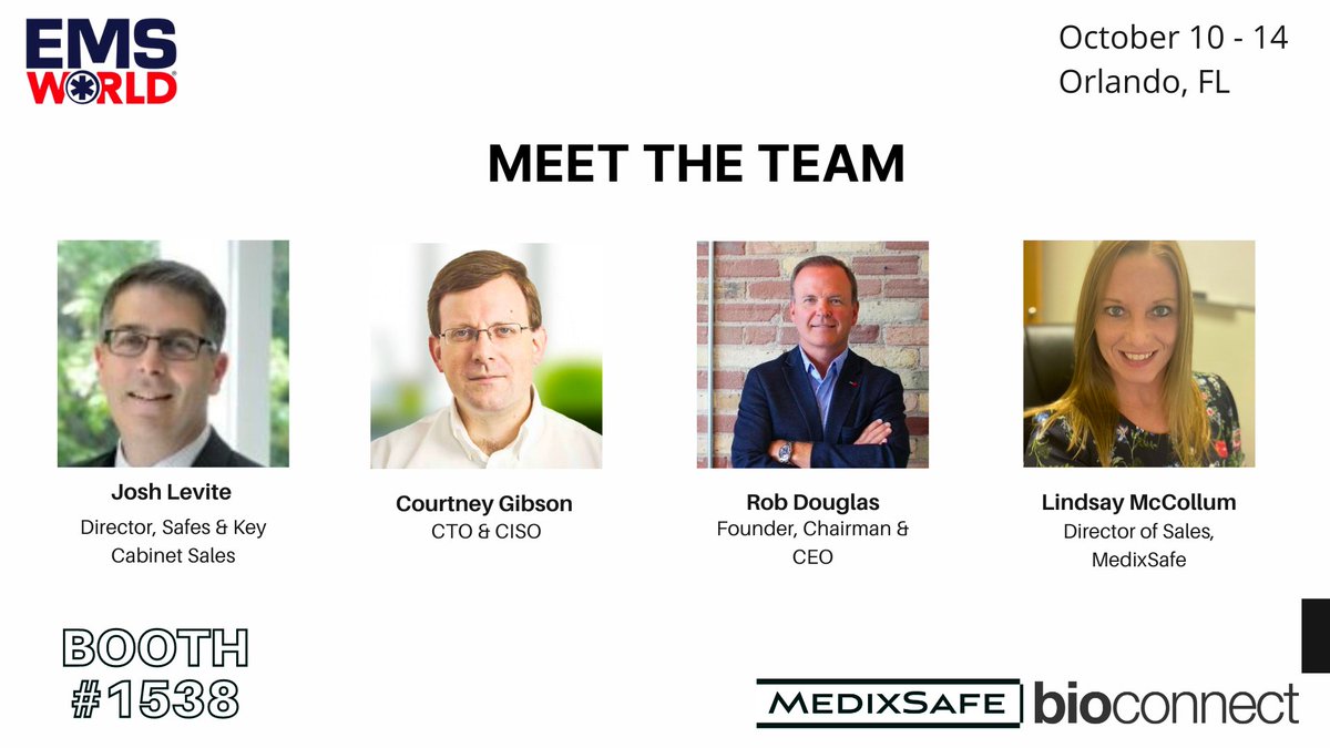 3 Days To Go!
Meet the team at Booth #1538 who will be happy to address and demonstrate NarcoticsSafes and Key Cabinets at #EMSWorld2022.

Register now: bit.ly/3fNMtw4
#DreamTeam #Leadership #Biometrics #KeyCabinet #NarcoticSafe #EMSWorld2022