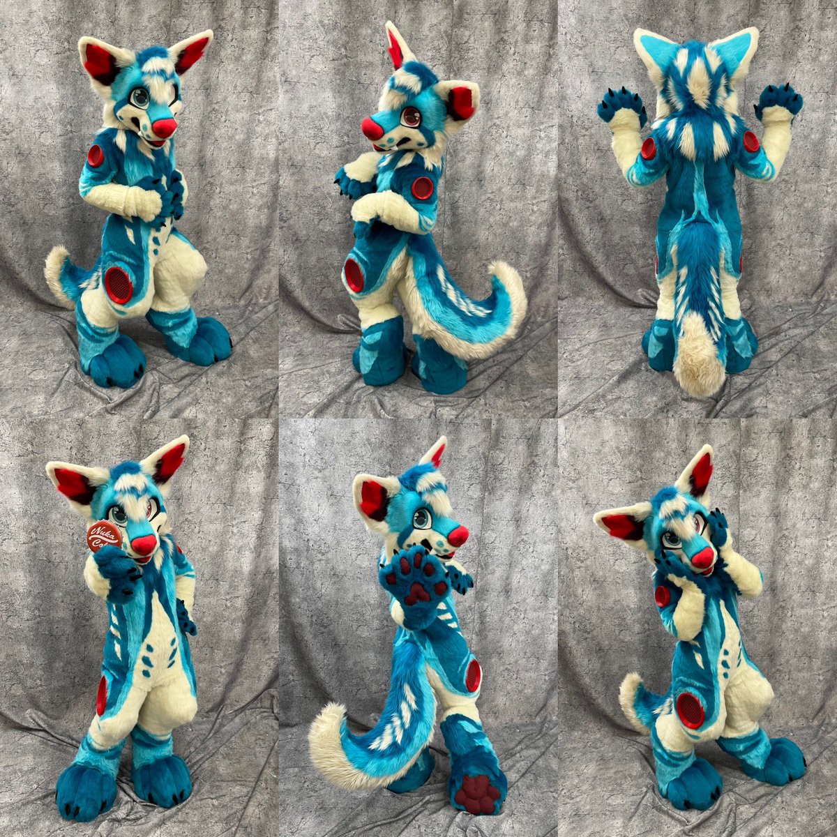 nukecreations's tweet photo. Jester 🐾👀 nukecreations com #nukecreations #fursuit #fursuitmaker #fursuitmaking #digitigradefursuit #toonyfursuit #cutefursuit https://t.co/QCQa9KLRiD