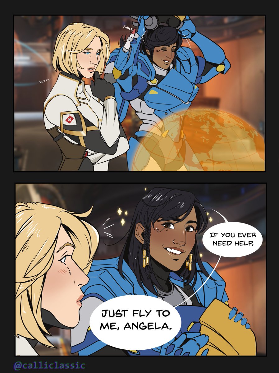 calliclassic's tweet photo. overwatch really got me drawing pharmercy in 2022. 😭😭😭
#Overwatch2 https://t.co/w4X28EeRGk