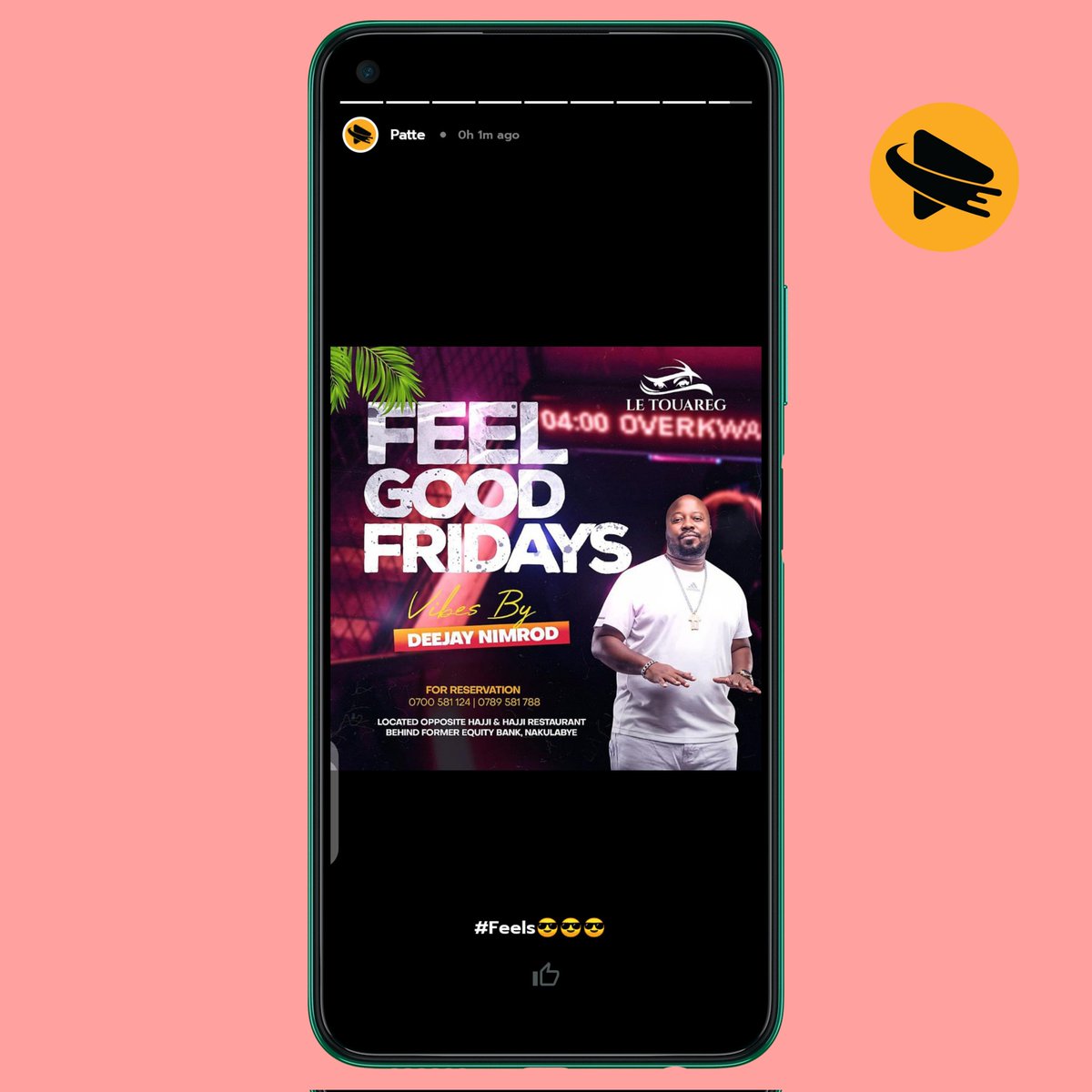 #PatteHighlights hooks you up😎😎plot everywhere🔥simply download and install the PatteApp. <a href="/Nimroddj/">Deejay Nimrod 🎼</a> <a href="/patte_ug/">Patte</a> <a href="/mrripp3r/">Mr. Ripper</a> <a href="/ripperinc256/">Ripper Inc. 256</a> <a href="/supriminnov/">Suprim Innovations</a>
#Patte
#EntertainmentStartsHere
#FeeGoodFridays