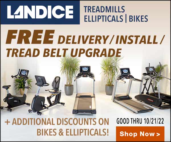 FREE, FREE, FREE Sale! 

Free Delivery, Free Installation, Free Tread Belt Upgrade on Home L7 &amp; L8 Treadmills, Plus, $600 off Bikes &amp; Ellipticals!!  Sales ends 10/21/22
hubs.ly/Q01pc3hf0