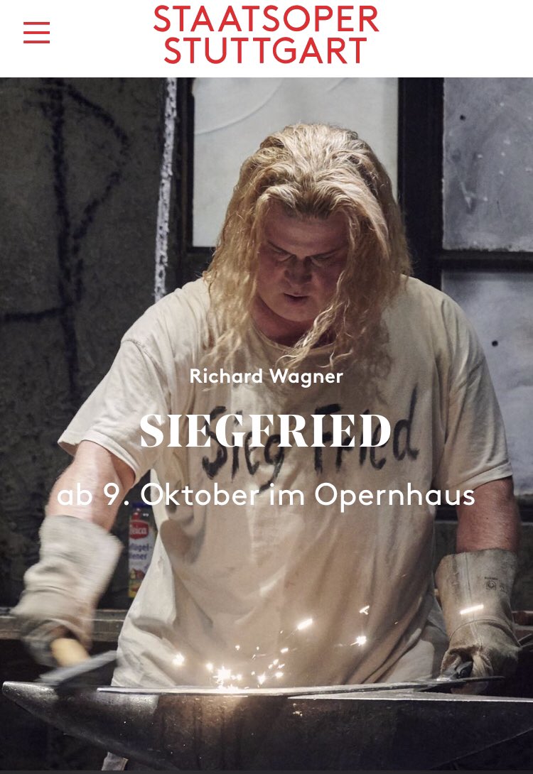 Daniel Brenna (@danielbrenna10r) on Twitter photo Our SIEGFRIED Premiere is nearly here. 
Sunday, October 9, 16:00. 
Was für eine funkende Freude. Our SIEGFRIED Premiere is nearly here. 
Sunday, October 9, 16:00. 
Was für eine funkende Freude.