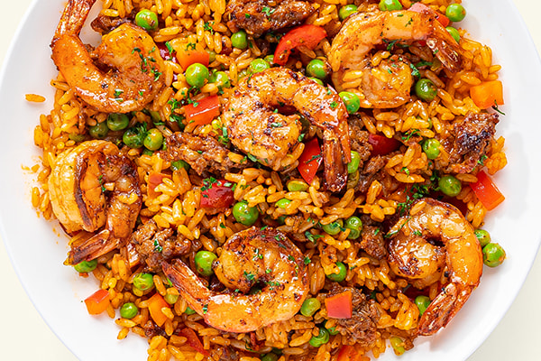 We are still celebrating Hispanic Heritage Month, and we think this Simple Shrimp Paella would be a great dish for you to enjoy this weekend! 🦐 🥘 spr.ly/6011Me2kt