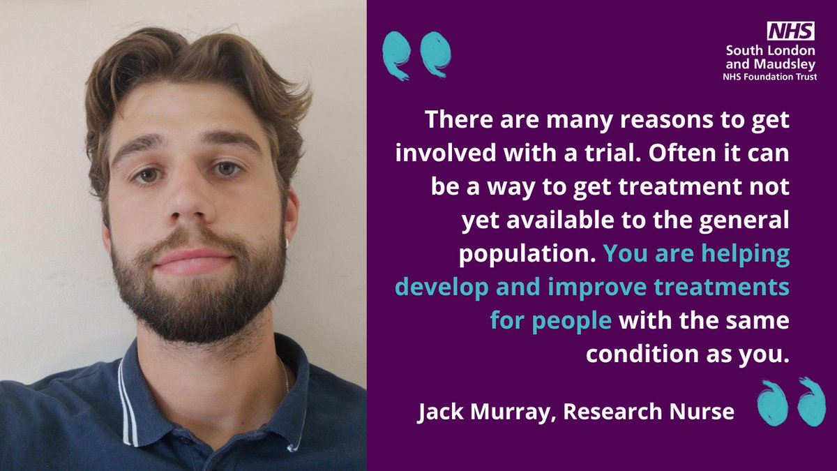 NHS Maudsley (@maudsleynhs) on Twitter photo "You are helping develop and improve treatments."
Jack Murray is a Research Nurse at the trust. He answered a Q&A about what the role involves, why research is important and why people should take part.
Read it here: ow.ly/ImNL50L4qbo
<a href="/NIHRMaudsleyBRC/">NIHR Maudsley Biomedical Research Centre (BRC)</a> "You are helping develop and improve treatments."
Jack Murray is a Research Nurse at the trust. He answered a Q&A about what the role involves, why research is important and why people should take part.
Read it here: ow.ly/ImNL50L4qbo
<a href="/NIHRMaudsleyBRC/">NIHR Maudsley Biomedical Research Centre (BRC)</a>
