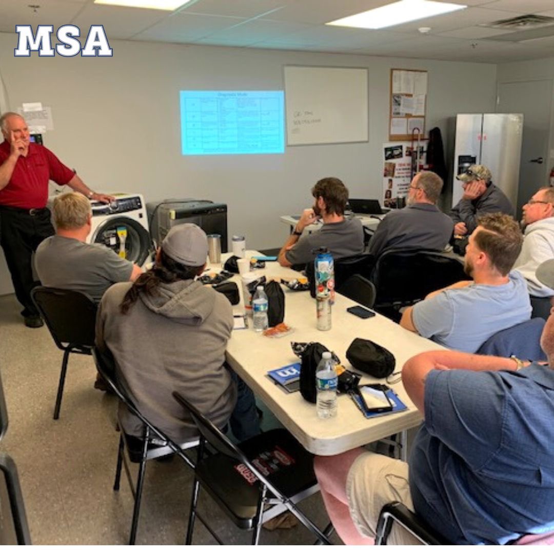 MarconeSupply's tweet photo. MSA Training in Grand Rapids and we loved it! Our first training class held at our RDC in Byron Center. Thanks to Mike and Kevin for getting all the customers to the class. Visit https://t.co/ndvB3Xt95B to learn more about our training sessions at other locations! #marcone https://t.co/AgByKTp4SH