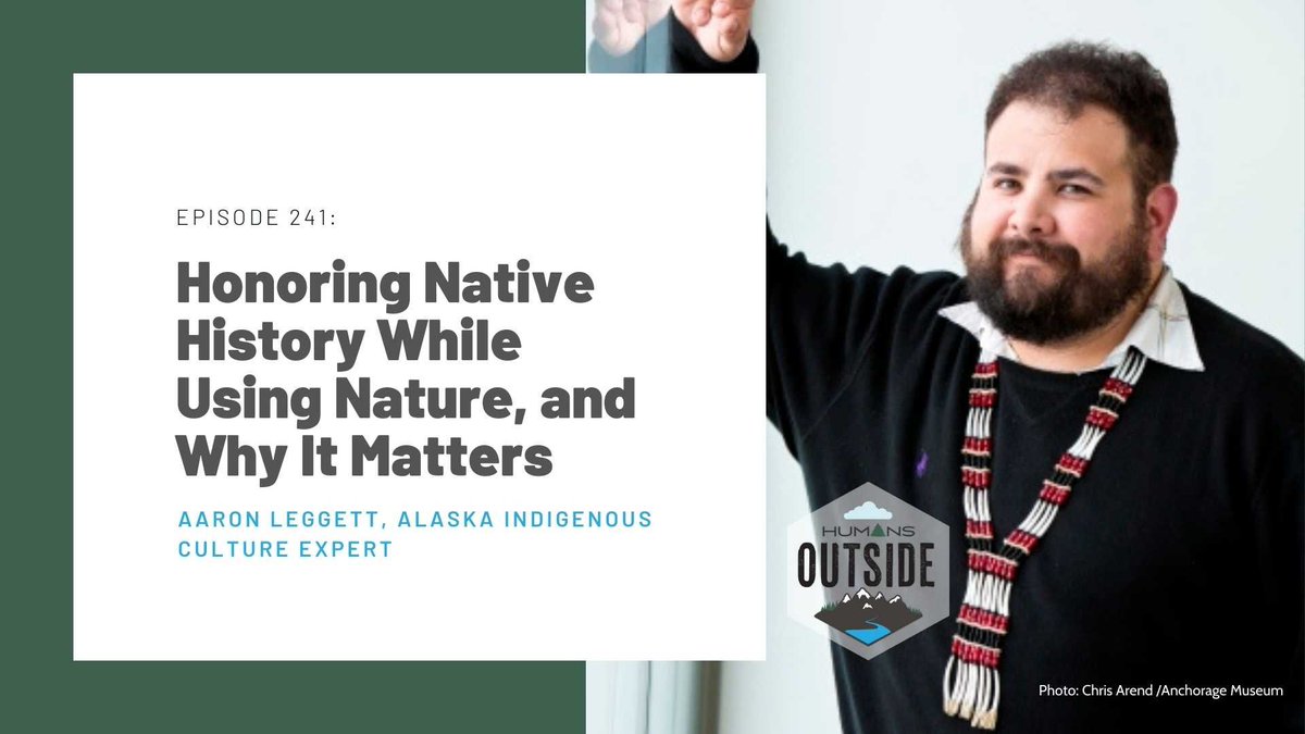 HumansOutside's tweet photo. Can you honor the past while appreciating and enjoying the now? Aaron Leggett, president of the Native Village of Eklunta and senior curator of Alaska History and Indigenous Culture at the Anchorage Museum says we can -- and shares how.  https://t.co/ES7l7T8eun https://t.co/3DjAWYATJX