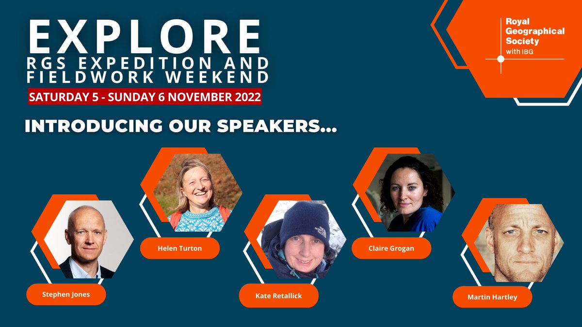 Meet our first line-up of speakers for #RGSEXPLORE22, each with extensive experience in Polar and Arctic environments! ❄️ @AntarcticSteve ❄️ @k80x ❄️ @Grogan_Claire ❄️ @MartinRHartley Just one week left to secure your early bird tickets 🐧 orlo.uk/F8q1M