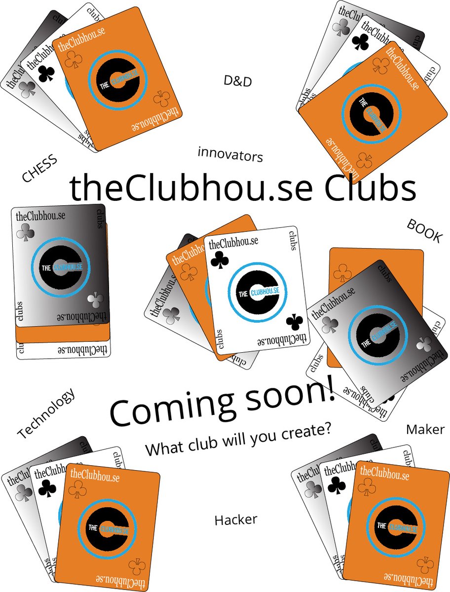 _clubhouse's tweet photo. Hey There,
We are bringing back ‘in person’ clubs, what club do you want help creating?
#clubs #theclubhouse #innovation #makeaugusta #makestartups https://t.co/F2wSOtrwJS