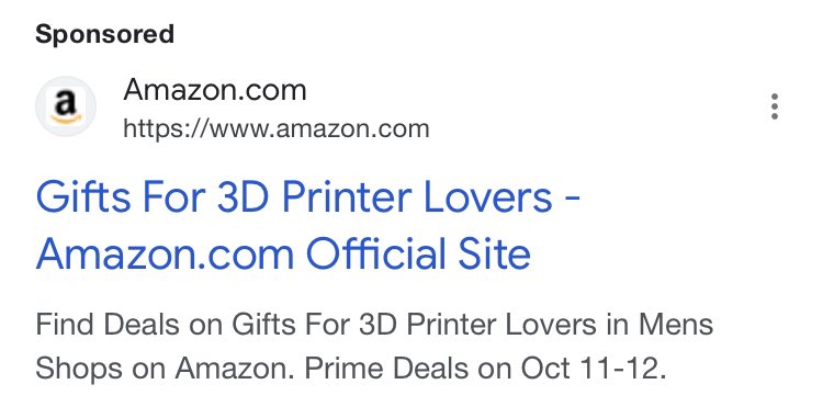 tiffsongvilay's tweet photo. Ouch @amazon Where my #3Dprinting ladies at? https://t.co/fdJdL5BTK1