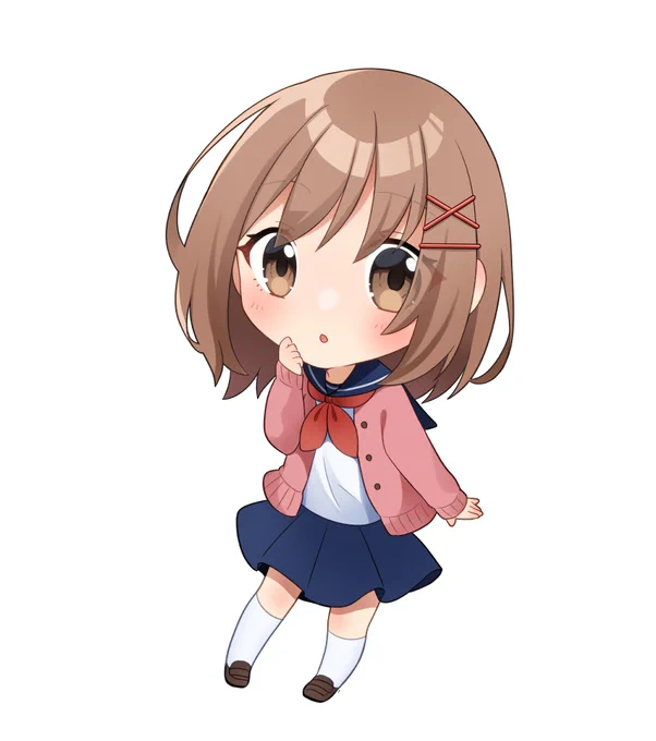 SDイラストの練習で未奈ちゃん描いたよ! 
