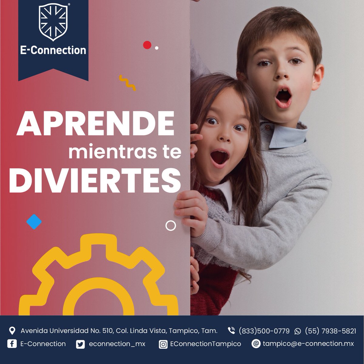 La diversión es un factor clave en nuestra metodología educativa. Inicia tu curso de robótica e inglés y prepárate para triunfar.

#econnection #inglés #bilingüe #nativosdigitales #clasesvirtuales #clasesonline #robóticaeducativa #techgeneration #clasesrobotica #videojuegos