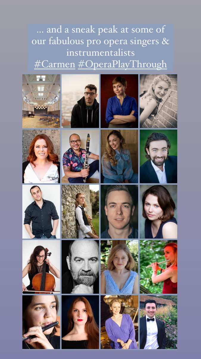 DEBUTclassical's tweet photo. @BishopsgateInst We have a fabulous line up of pro muscians who will also be there on Sunday! - we can’t wait! #KnowTheShow #CommunityChorus #opera #carmen #comesingwithus https://t.co/H8cupRhz0G