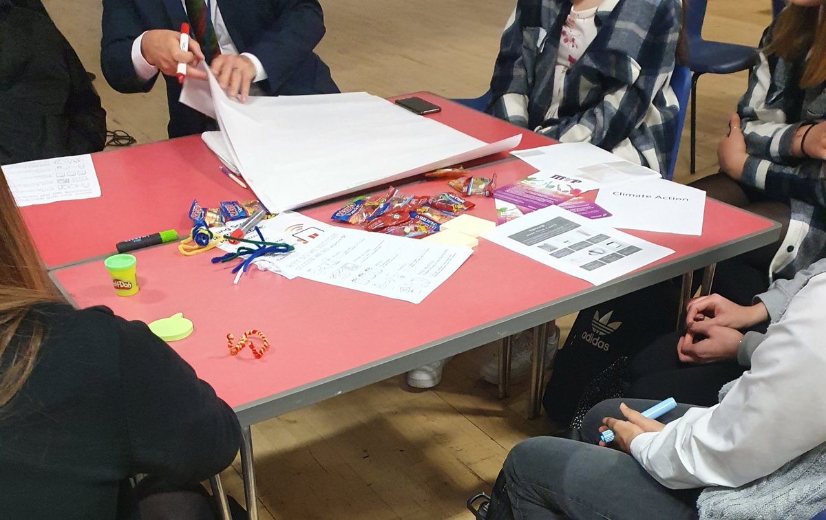 MissMacpherson7's tweet photo. Thank you #midlothiancouncil for bringing the youth community planning hackathon to #DHS for the first time and letting our young people's voices be heard! The collaborative conversations were around sustainability and there were some amazing conversations taking place! 😁🔊 https://t.co/mOVj8775vl